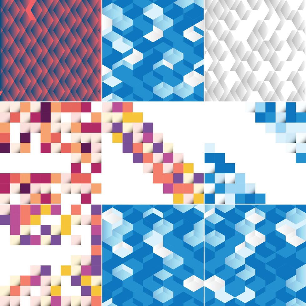 fondo vectorial con una ilustración de una textura abstracta con cuadrados adecuados para usar como diseño de patrón en pancartas. carteles volantes tarjetas postales cubre y folletos vector