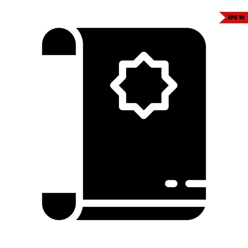ilustration of notes glyph icon vector