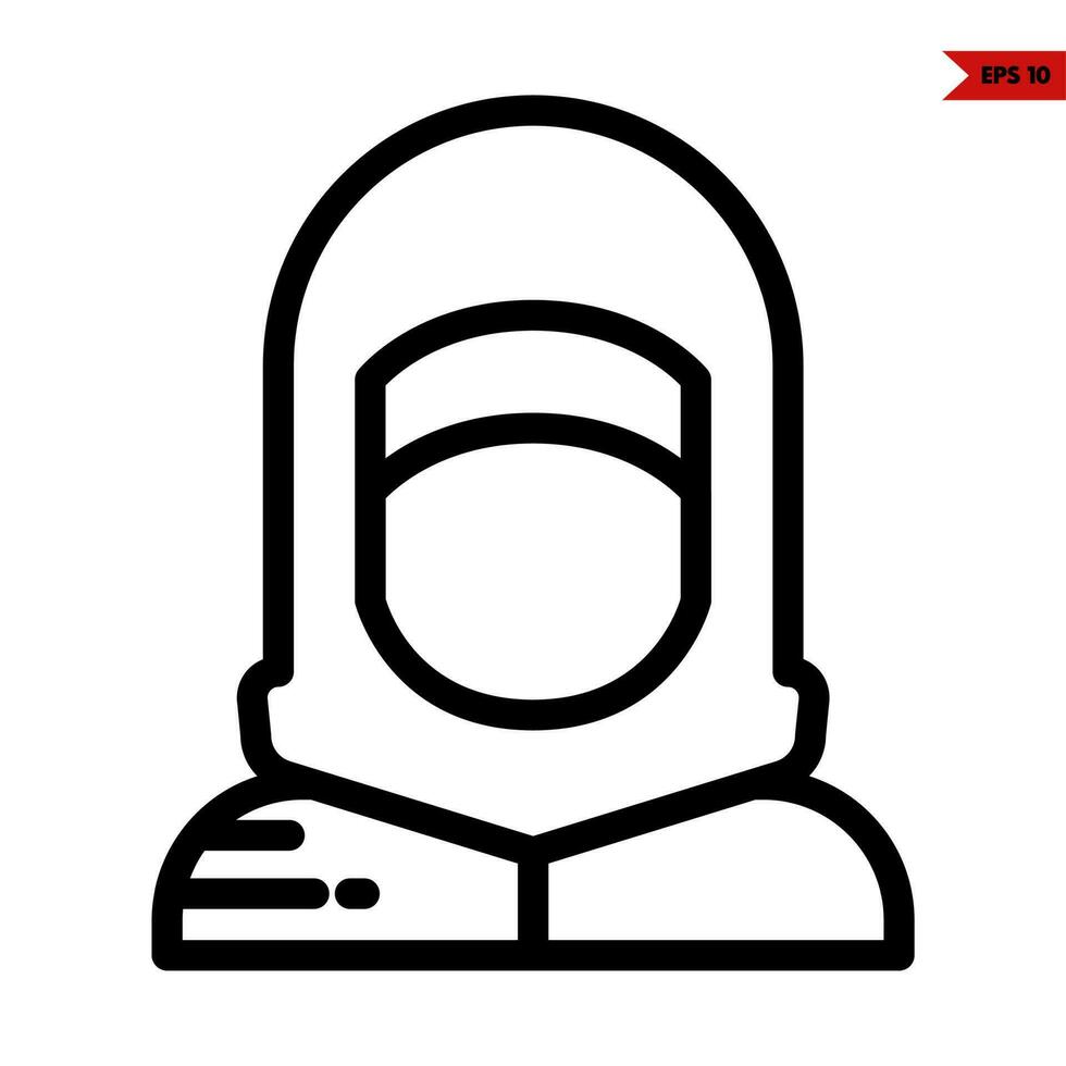 ilustration of people line icon vector