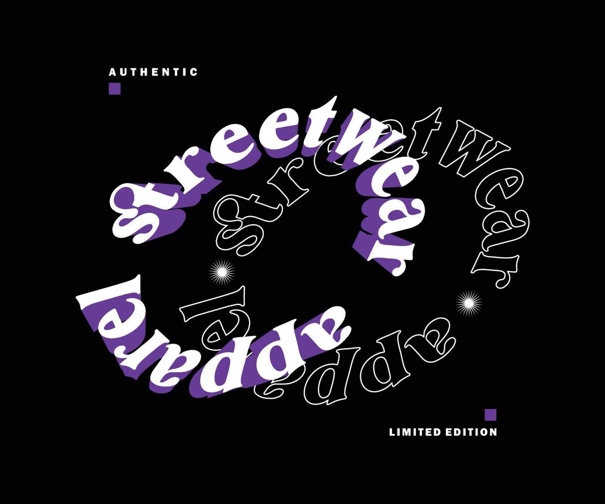Aesthetic illustration of Streetwear t shirt design, vector graphic, typographic poster or tshirts street wear and Urban style