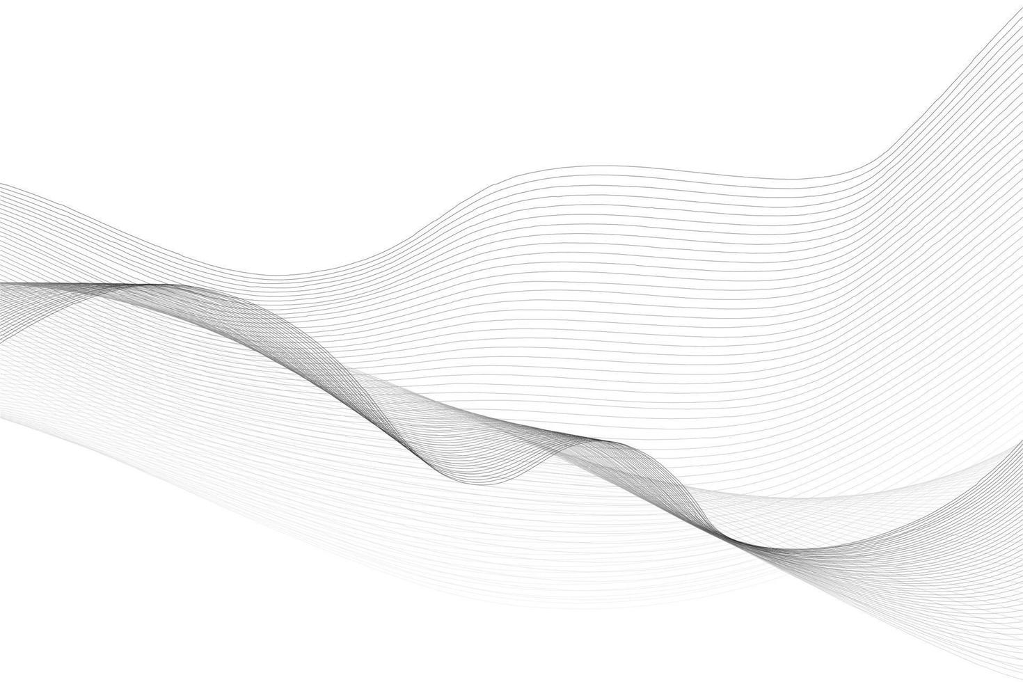 color blanco y gris abstracto, fondo de rayas de diseño moderno con elemento de onda. ilustración vectorial vector