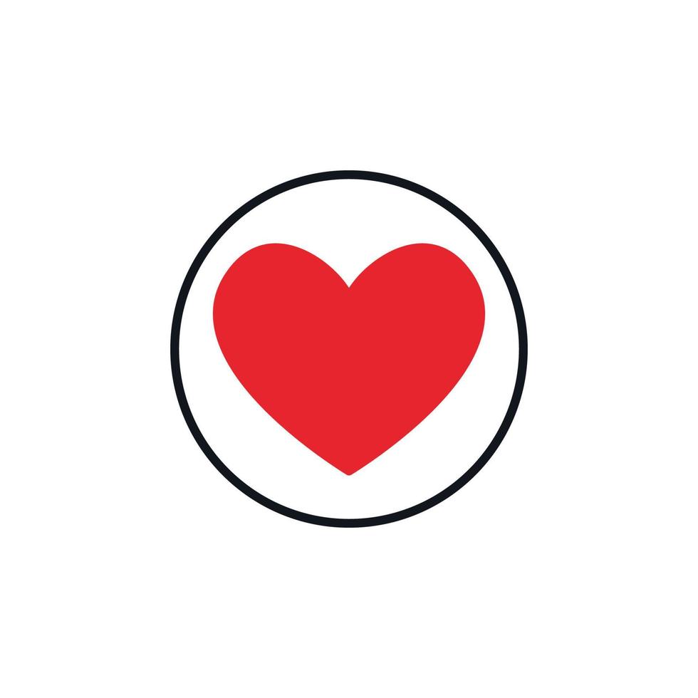 Circle with Hearts Playing Card Suit vector concept solid icon