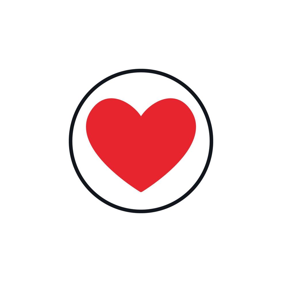 Circle with Hearts Playing Card Suit vector concept solid icon