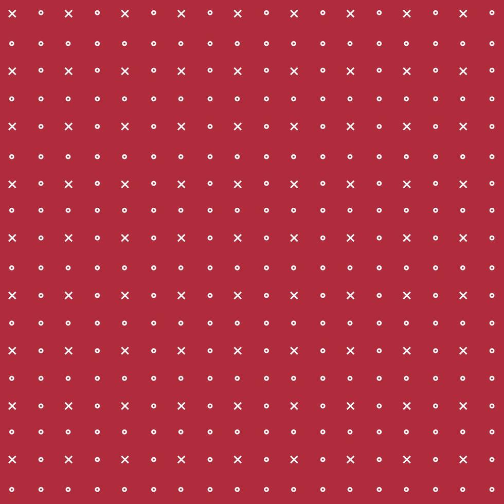 diseño de patrón de puntos geométricos con fondo de color rojo vector