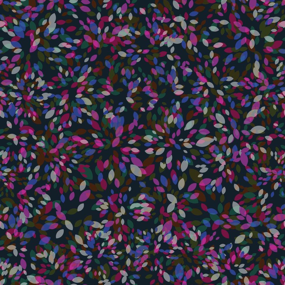Leaf foliage dark textile pattern design background vector