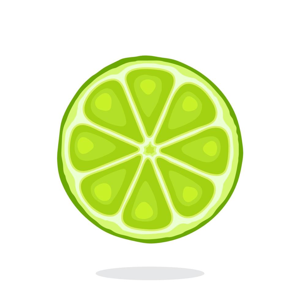 Slice of lemon vector