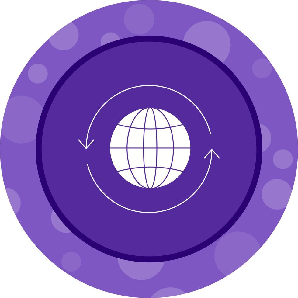 Beautiful Worldwide Vector Glyph icon