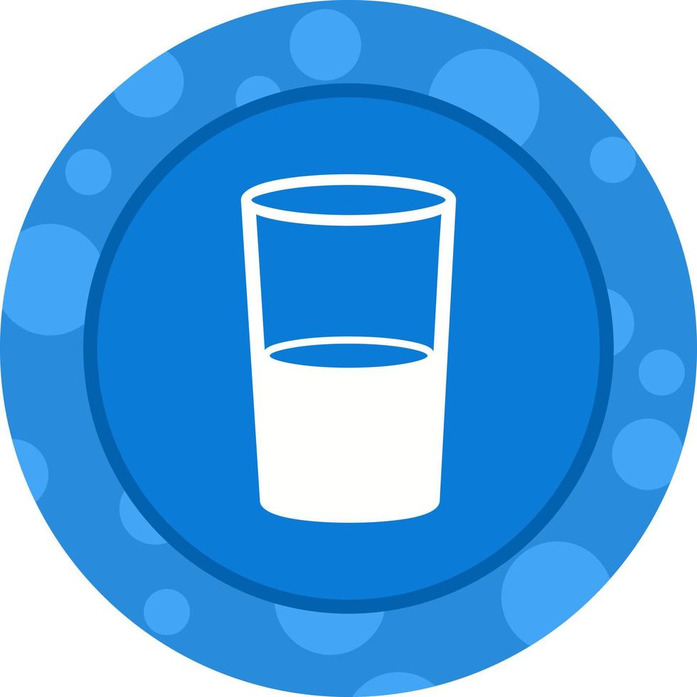 Unique Water And Glasses Vector Glyph Icon