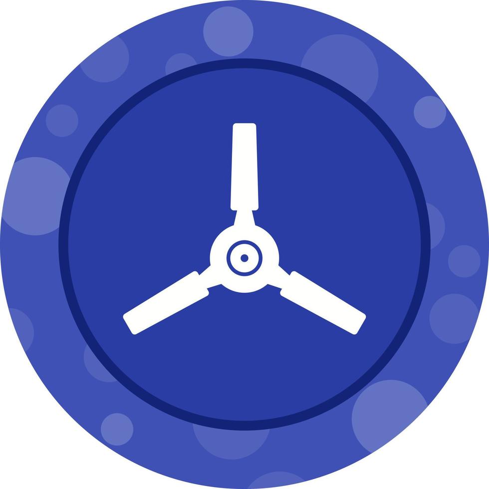 Beautiful Fan Glyph Vector Icon