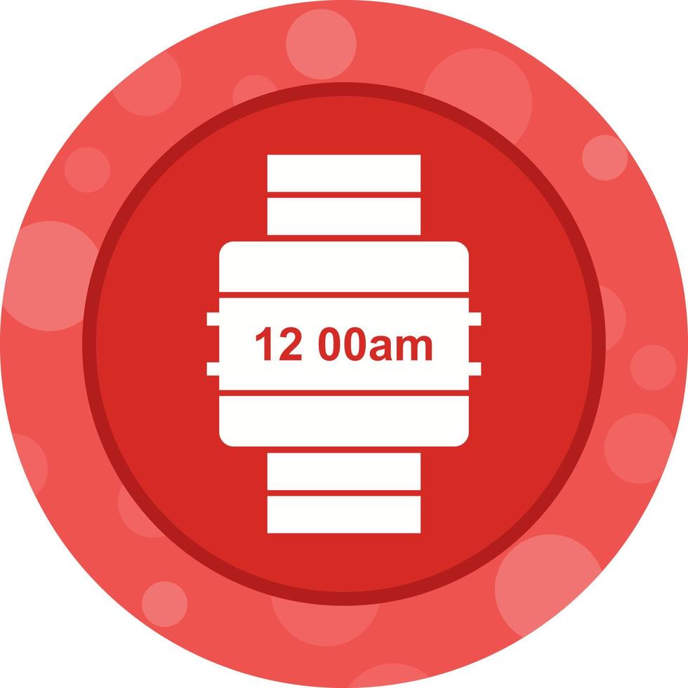 Beautiful Watch Glyph Vector Icon
