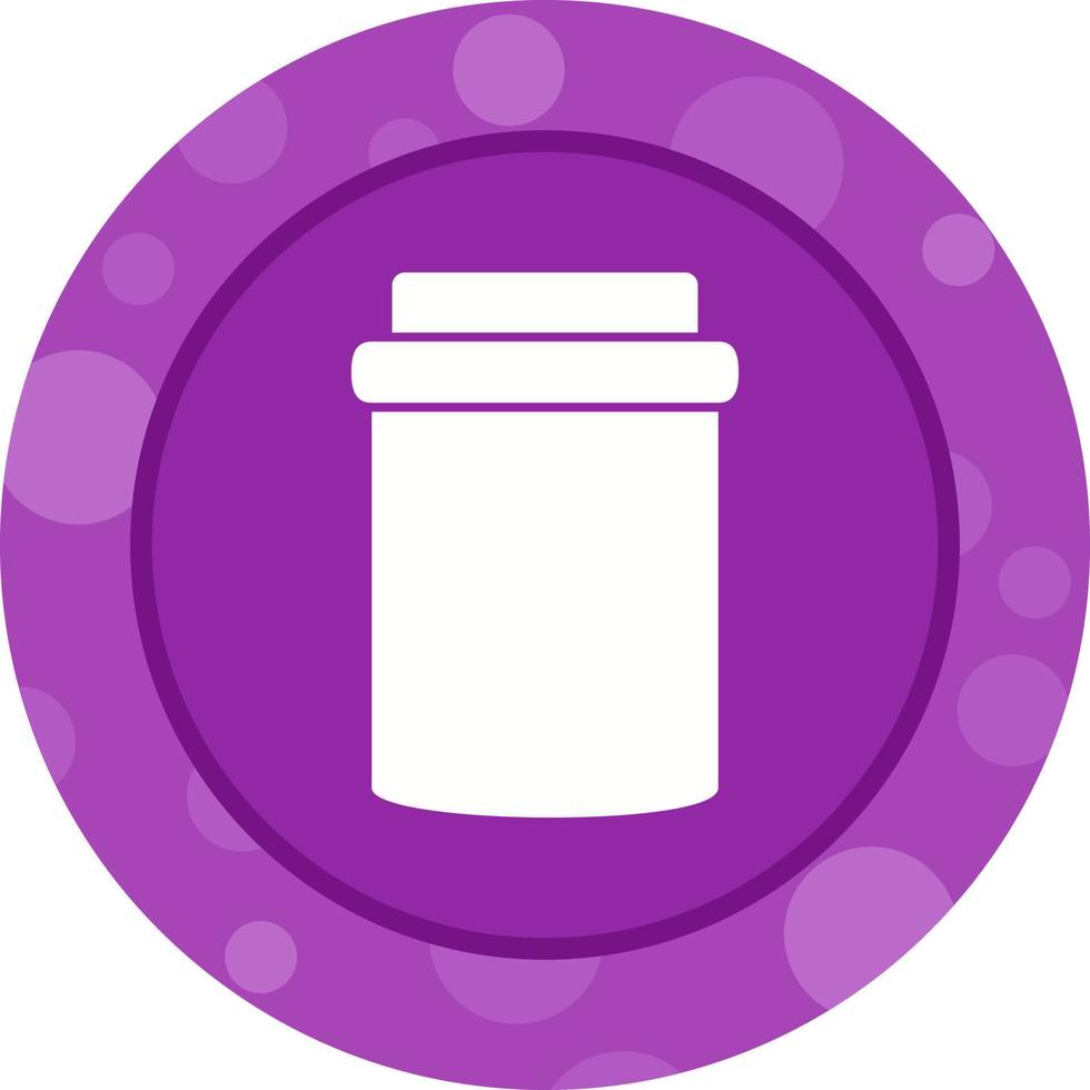 Unique Jam Bottle Vector Glyph Icon