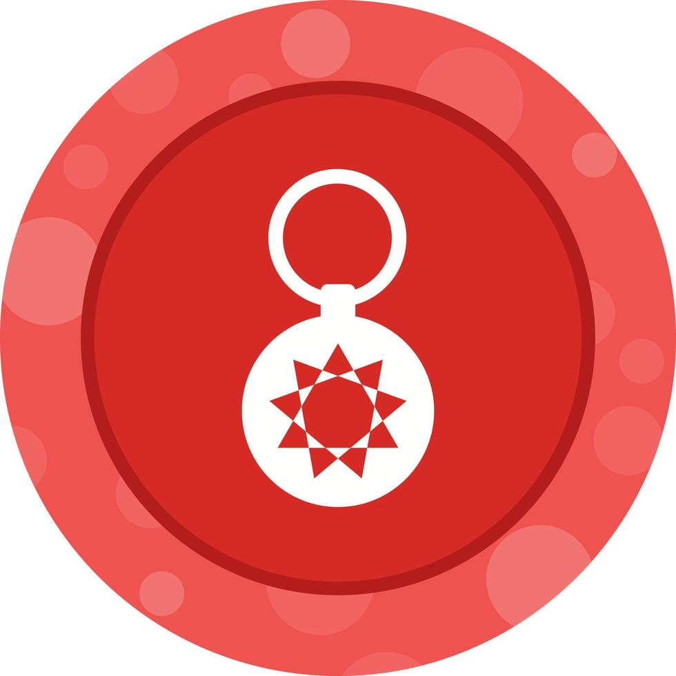 Unique Key Chain Vector Glyph Icon