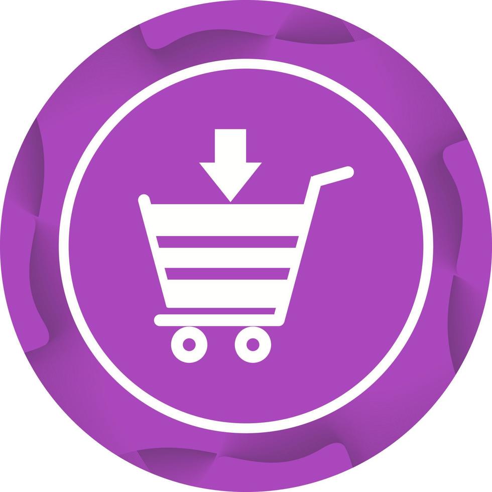Beautiful Online shopping Vector Glyph icon