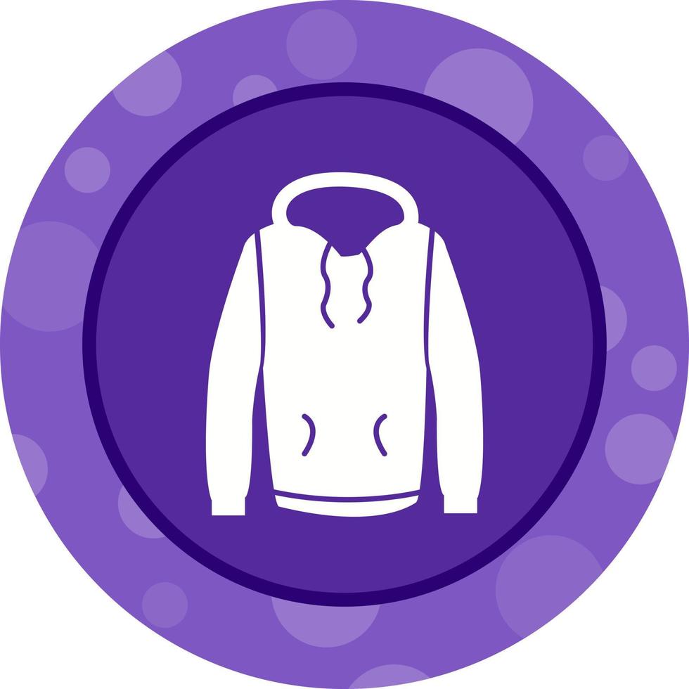 Unique Pull Over Vector Glyph Icon