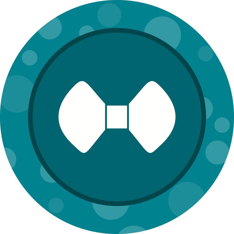 Unique Bow Tie Vector Glyph Icon