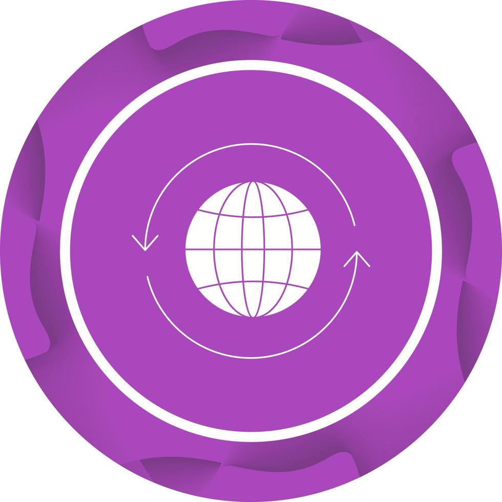 Beautiful Worldwide Vector Glyph icon