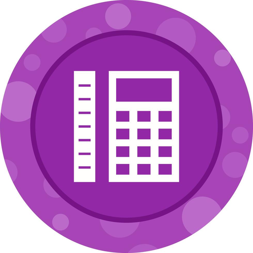 Beautiful Measurement Calculation Glyph Vector Icon