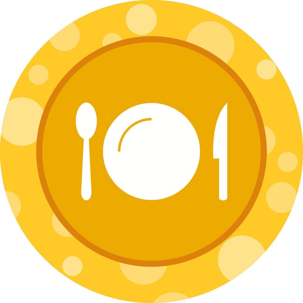 Unique Utensils Vector Glyph Icon