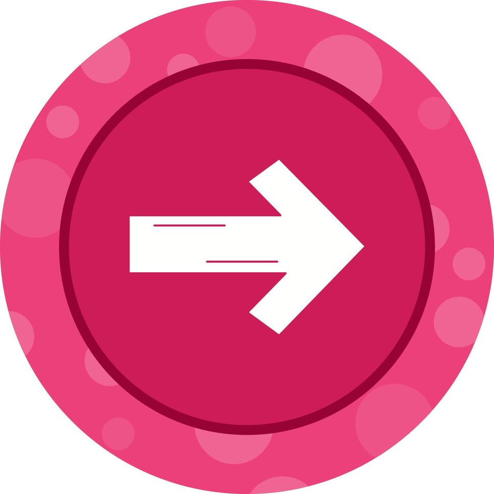 Beautiful Right arrow Vector Glyph icon