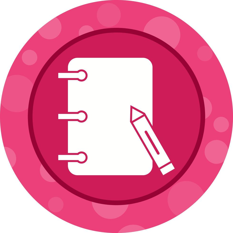 Unique Paper And Pencils Vector Glyph Icon