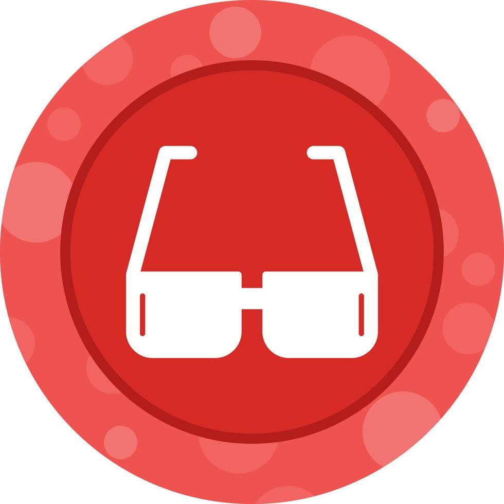 Unique Sunglasses Vector Glyph Icon