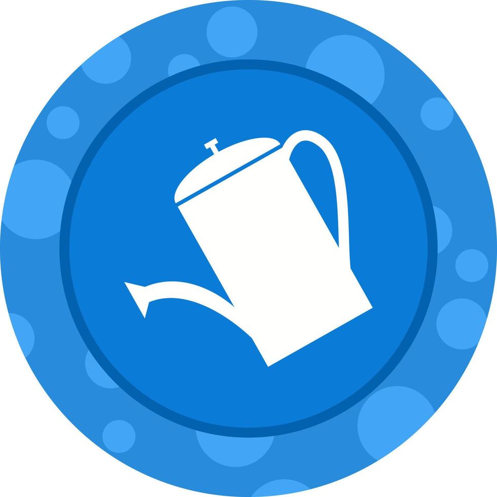 Unique Water plant Glyph Vector Icon