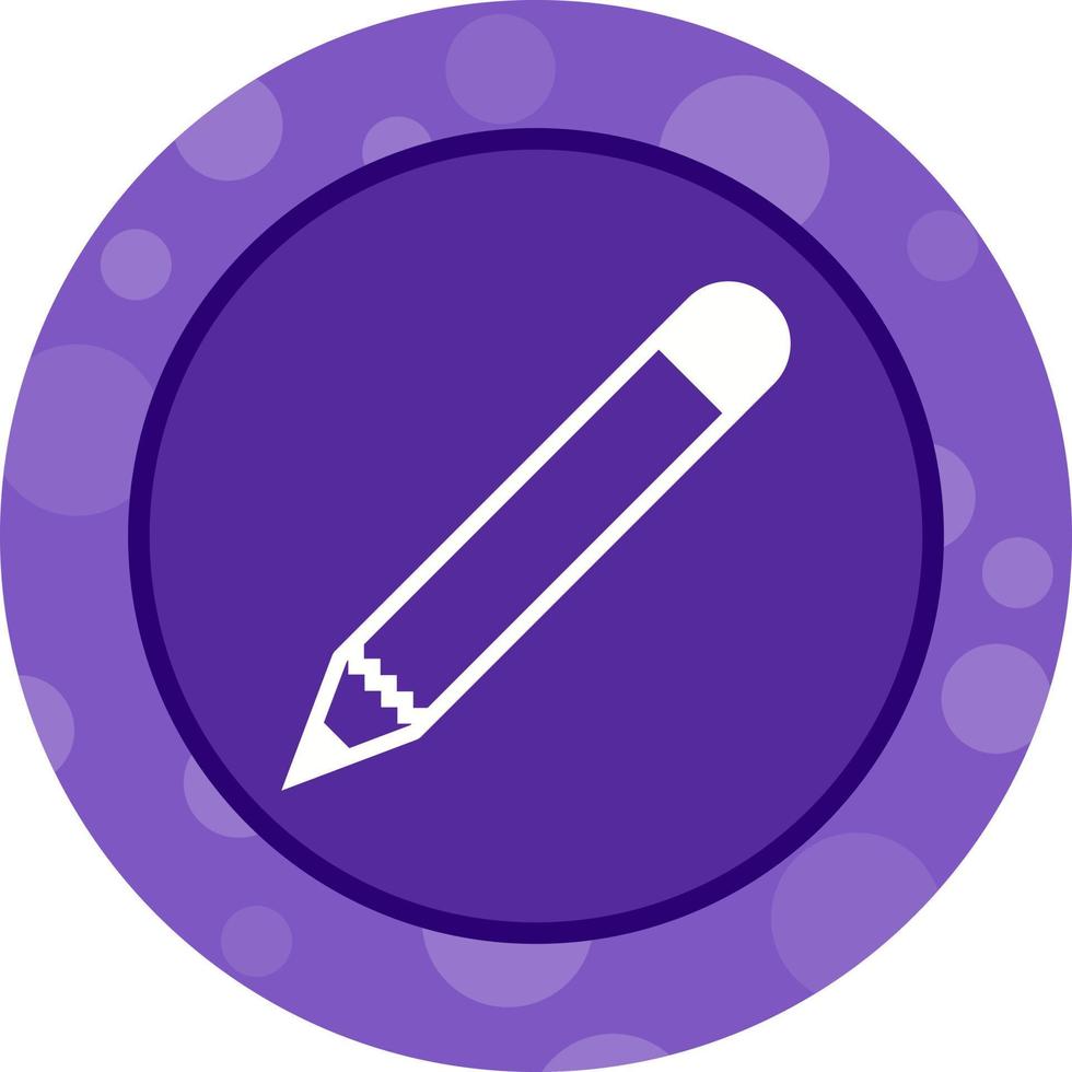 Beautiful Pencil Vector Glyph icon