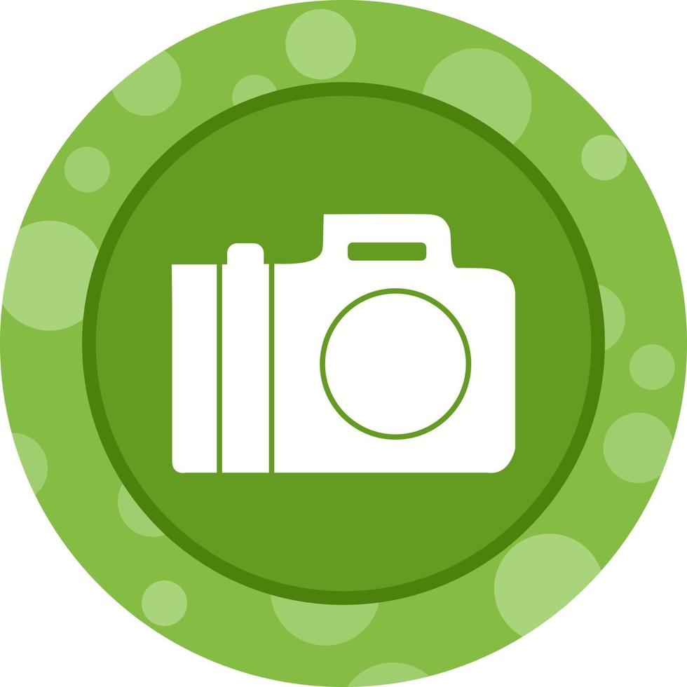 Unique Camera Glyph Vector Icon