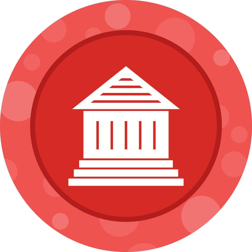 Beautiful Bank Vector Glyph Icon