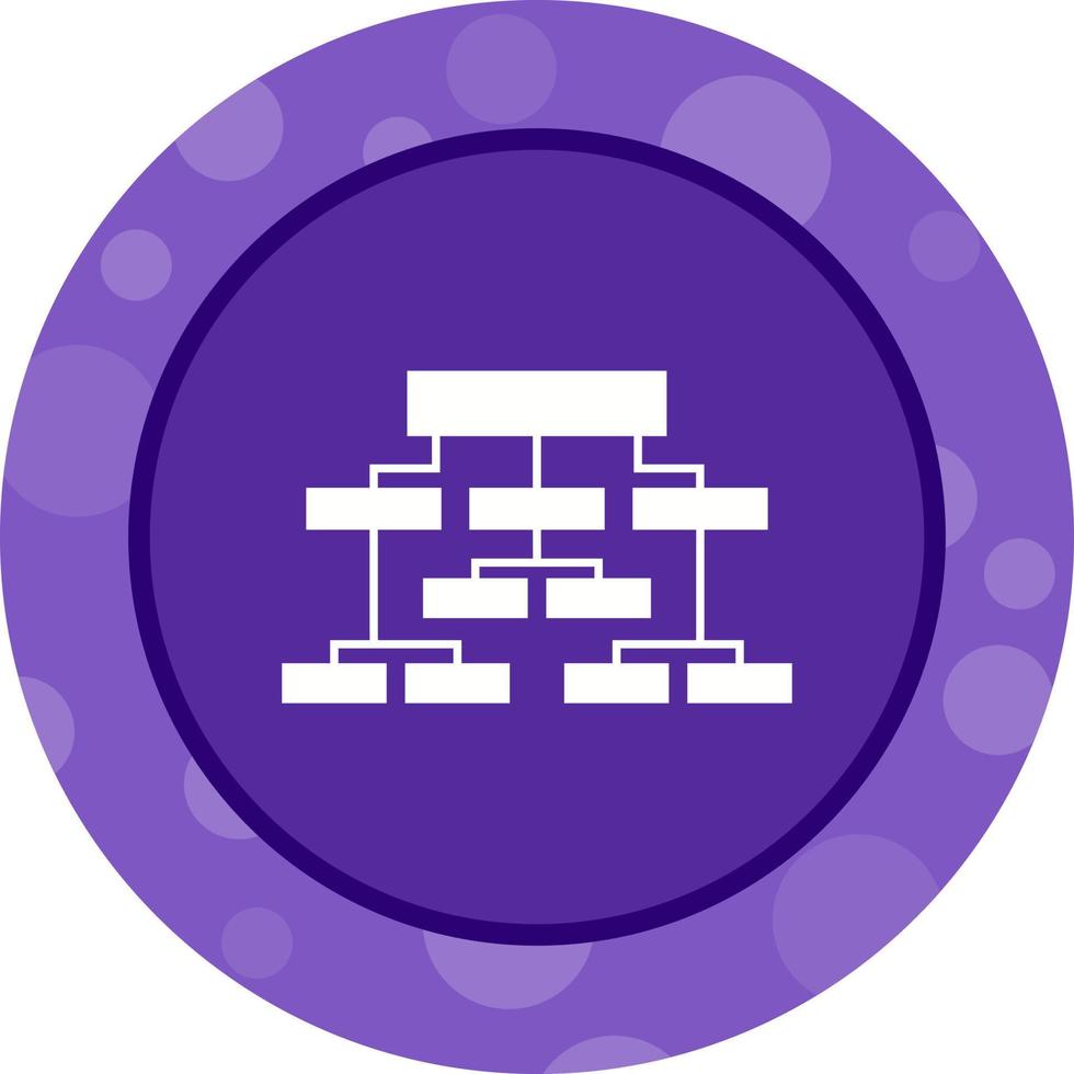 Beautiful Business structure Vector Glyph icon