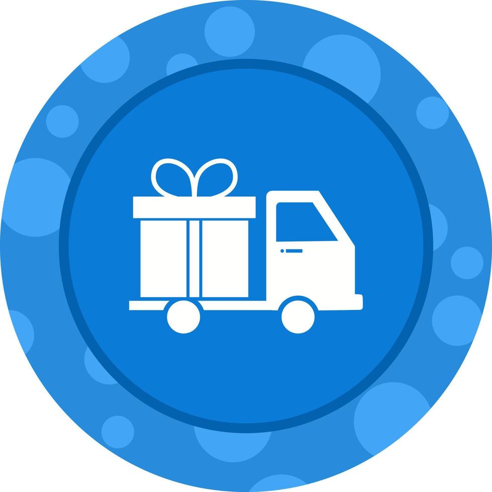 Beautiful Delivery Vector Glyph icon