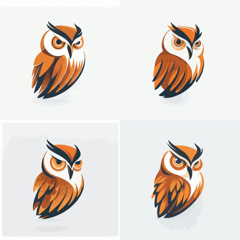 4 Variantes Del Logo Del B ho Ilustraci n De Vector De Logotipo 4-variantes-del-logo-del-b-ho-ilustraci-n-de-vector-de-logotipo