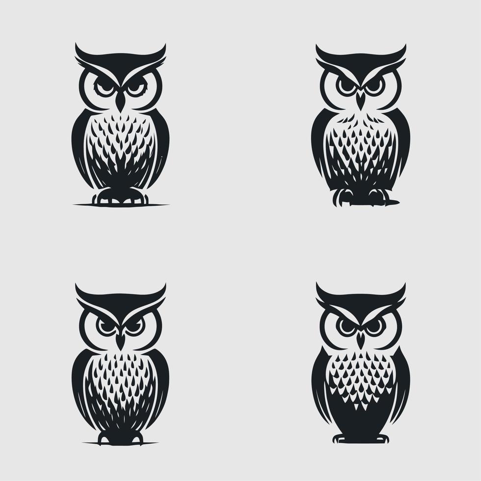 4 Variantes Del Logo Del B ho Ilustraci n De Vector De Logotipo 4-variantes-del-logo-del-b-ho-ilustraci-n-de-vector-de-logotipo