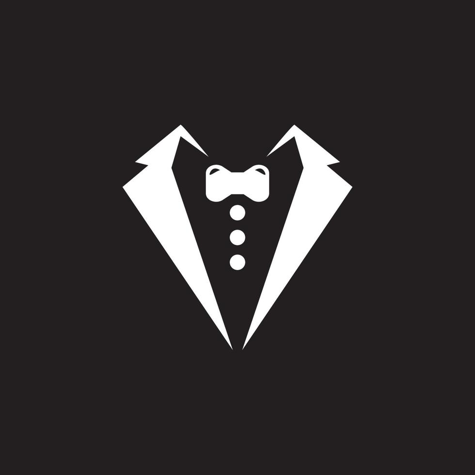 Tuxedo icon and symbol vector template