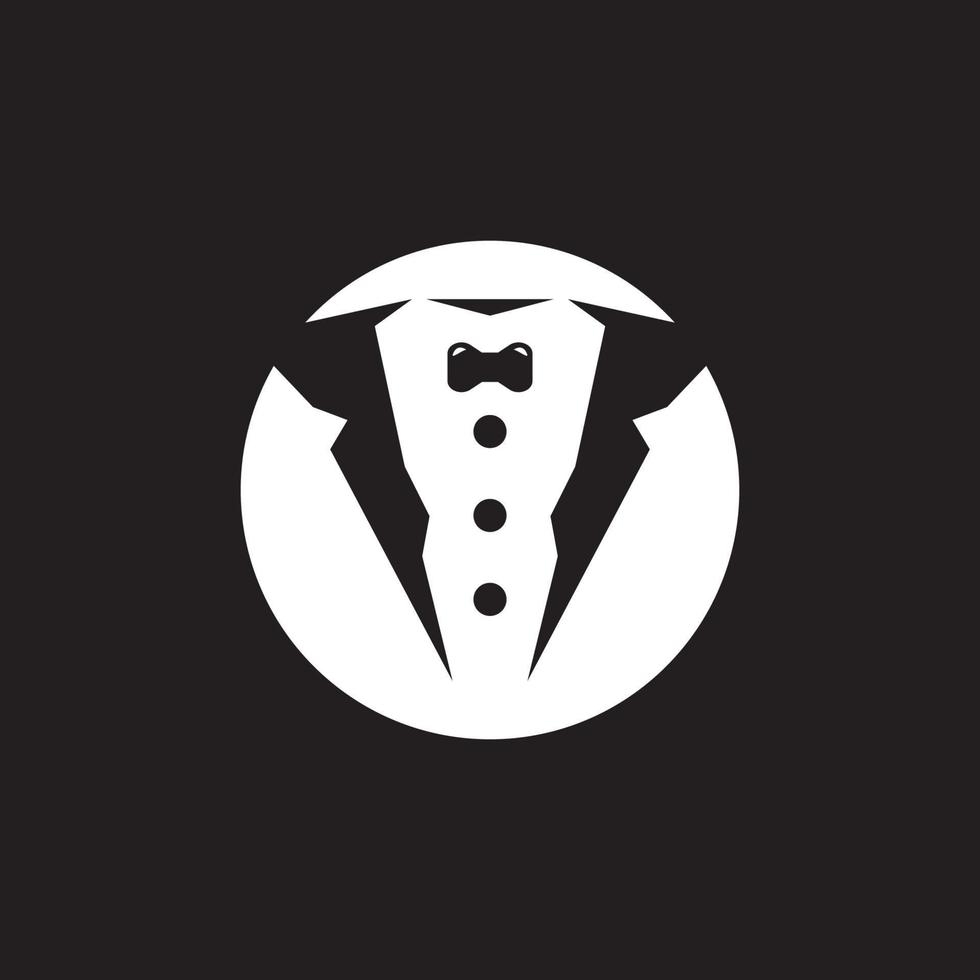 Tuxedo icon and symbol vector template