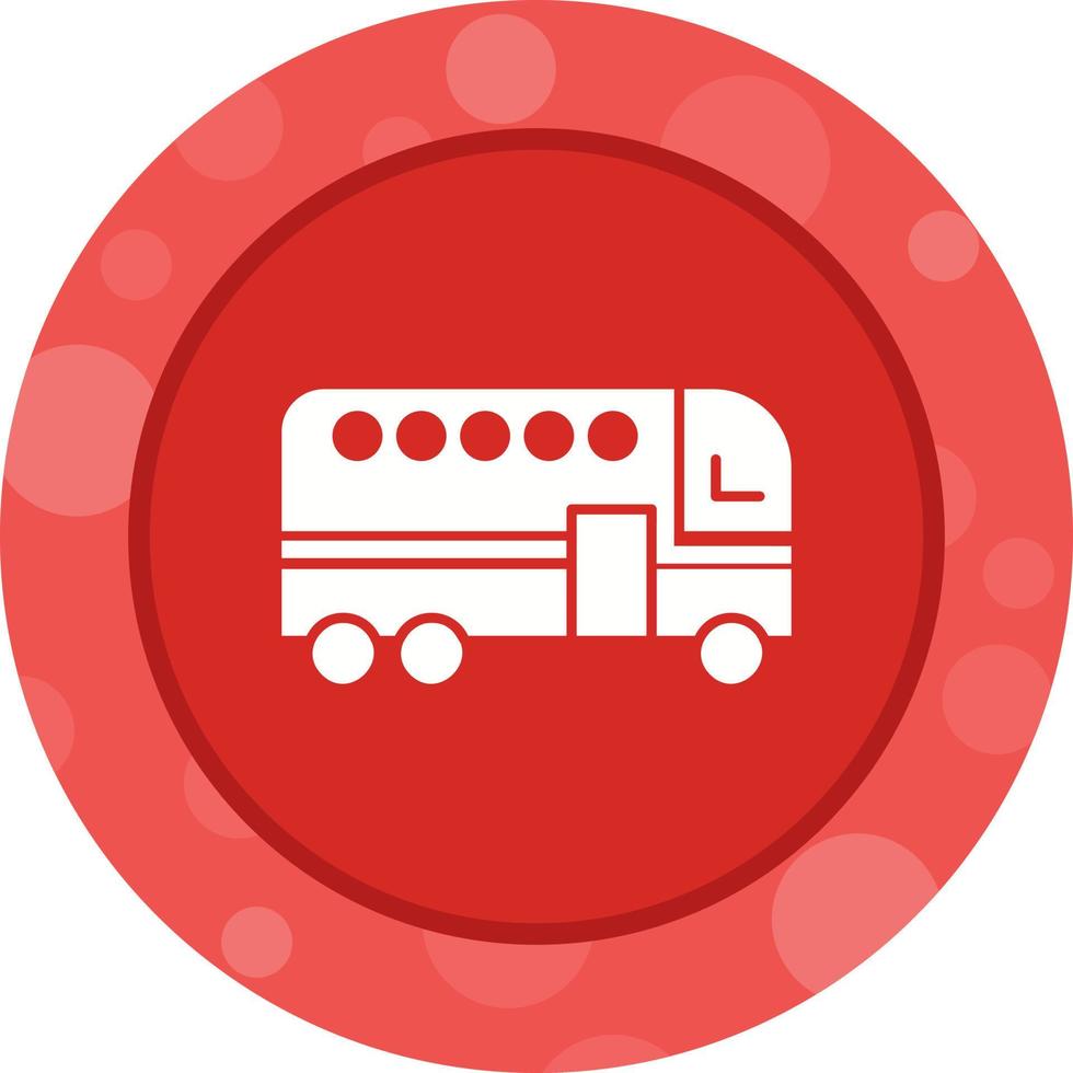 Beautiful Bus Vector Glyph Icon