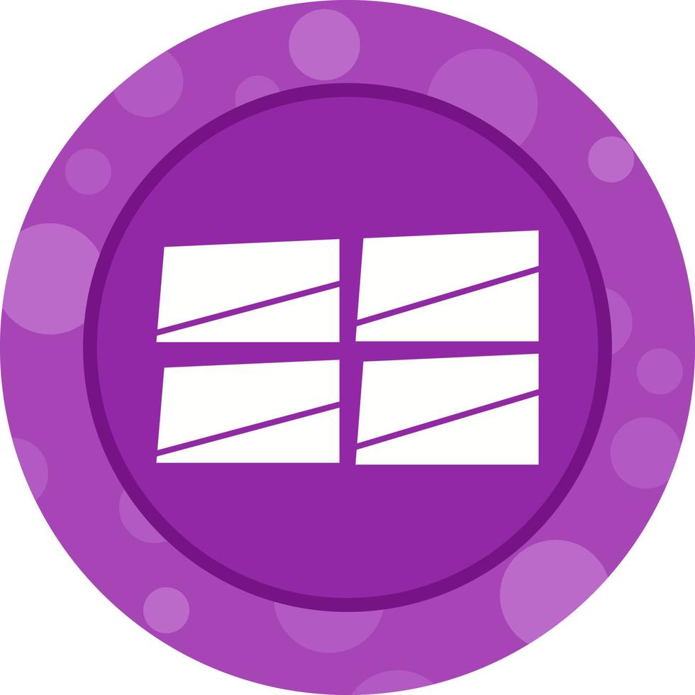 Beautiful Windows Glyph Vector Icon