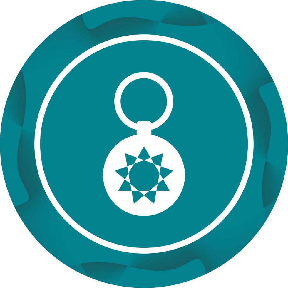 Unique Key Chain Vector Glyph Icon
