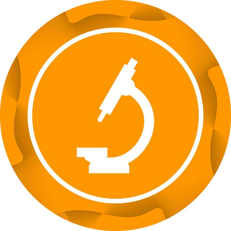 Unique Microscope Vector Glyph Icon