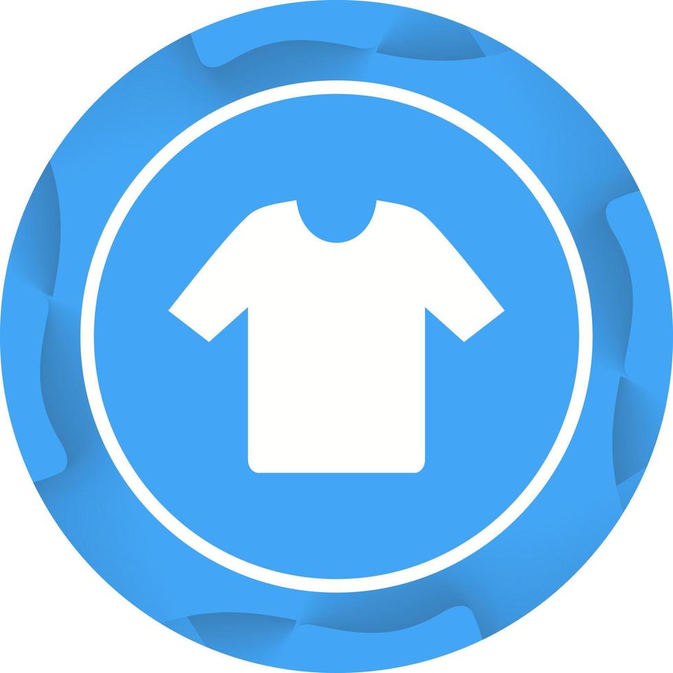 Unique Shirt Vector Glyph Icon