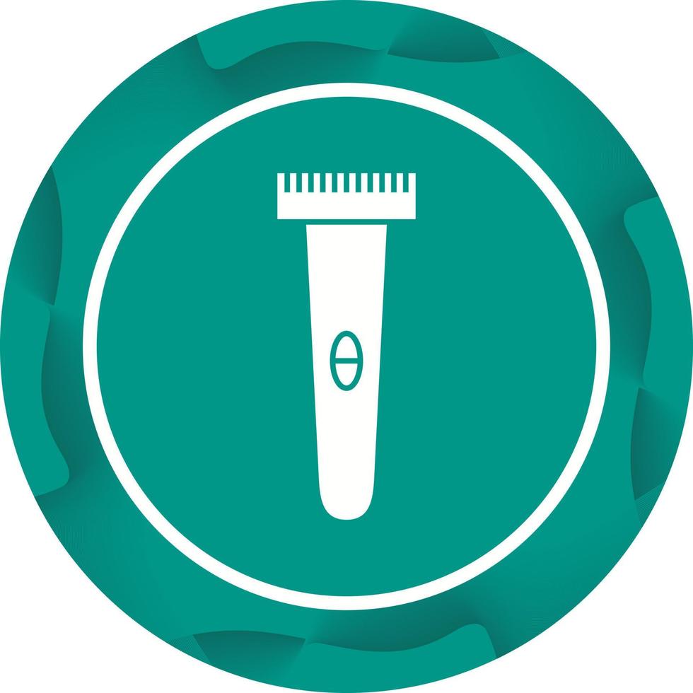 Unique Shaving Machine Vector Glyph Icon