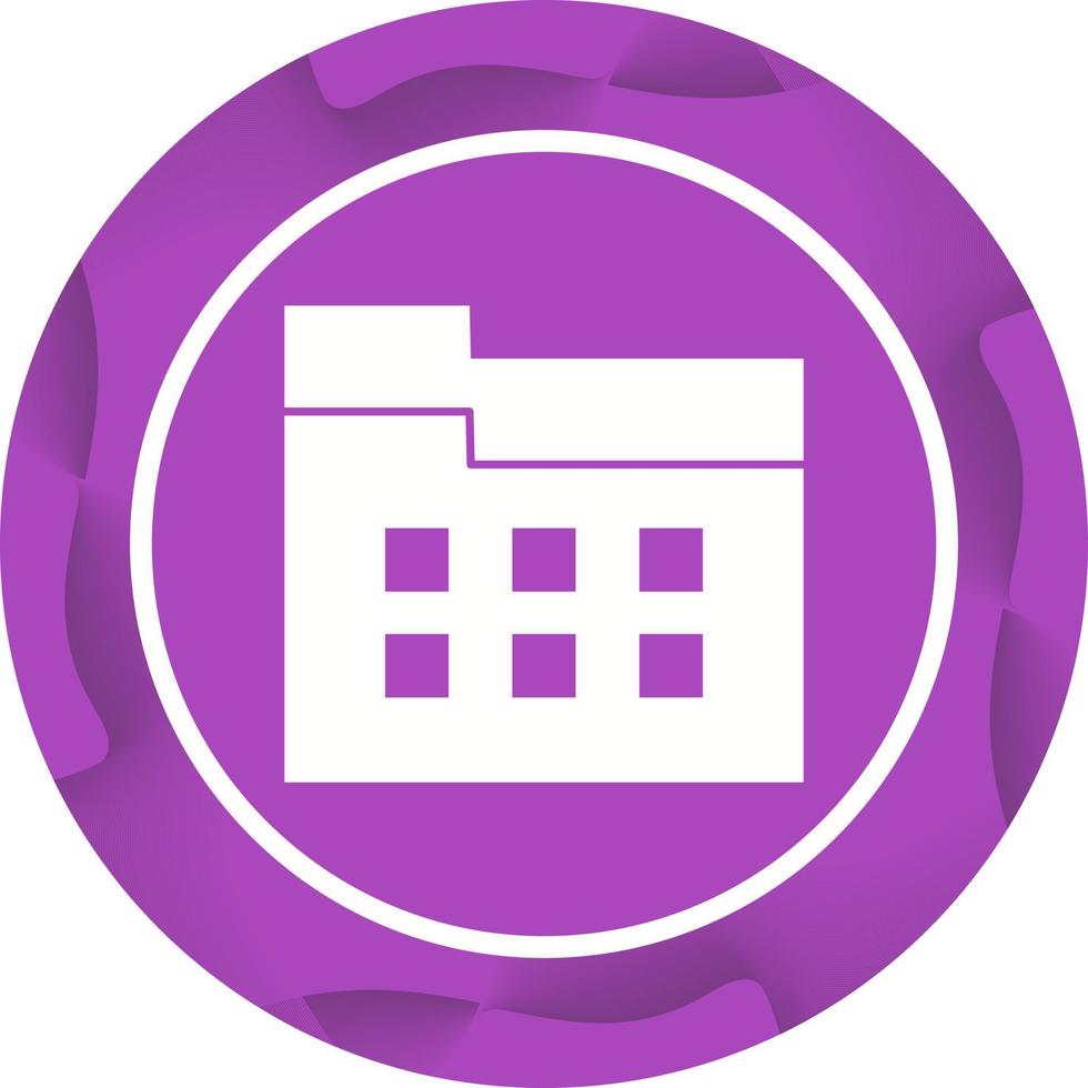 Unique File Manager Vector Glyph Icon
