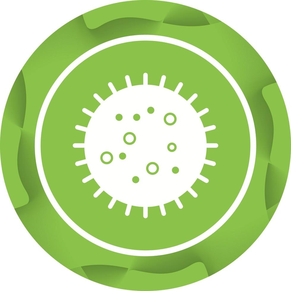 Unique Bacteria In Slide Vector Glyph Icon