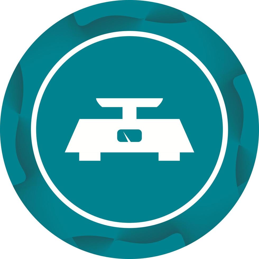 Unique Measuring Scale Vector Glyph Icon