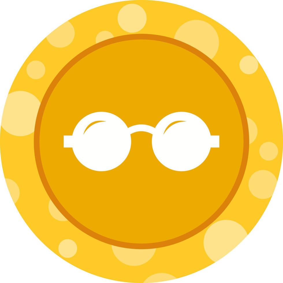 Beautiful Glasses Glyph Vector Icon