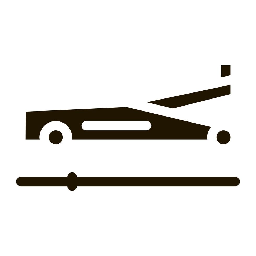 ilustración de glifo de vector de icono de equipo de neumático