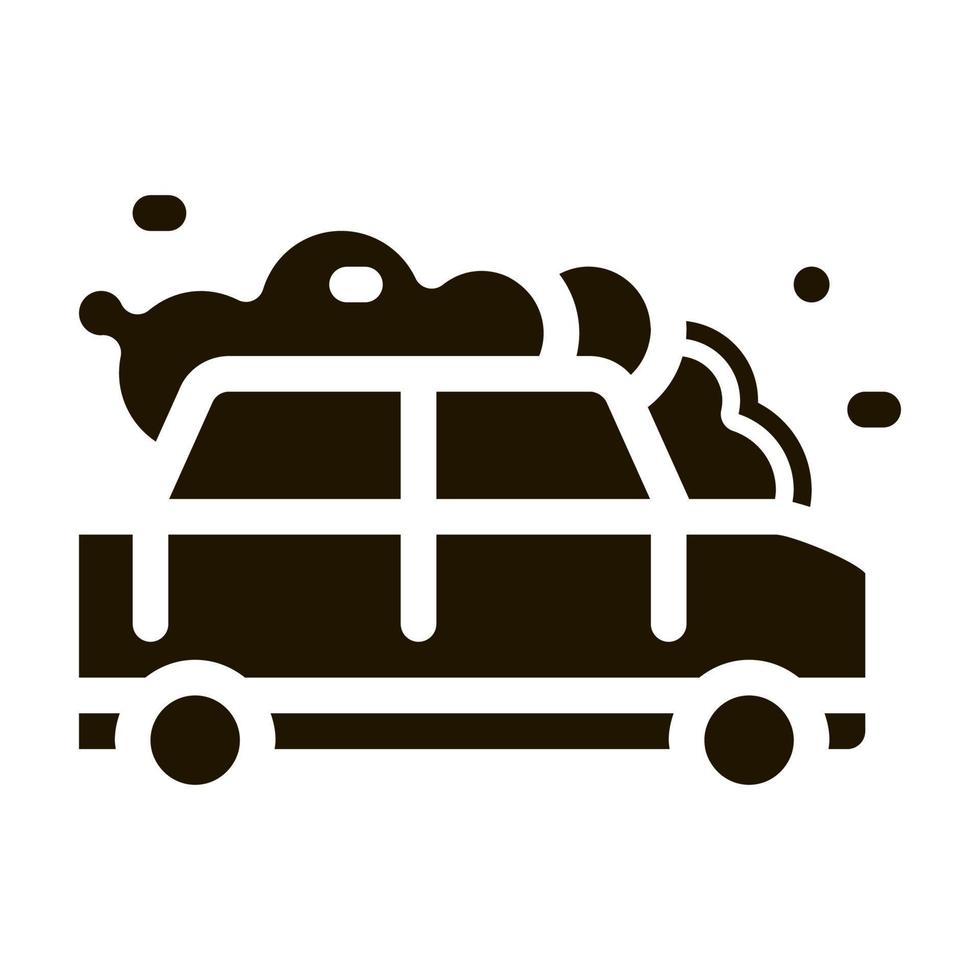 manual car wash icon Vector Glyph Illustration