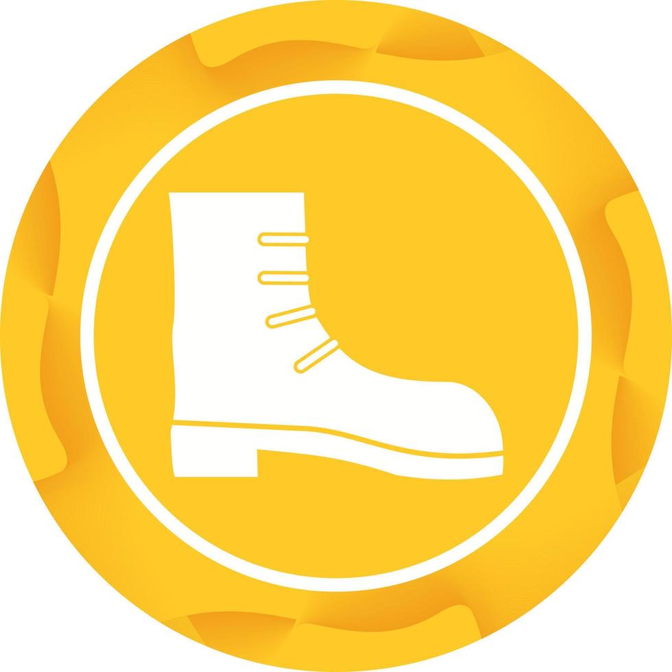 Beautiful Long boot Glyph Vector Icon