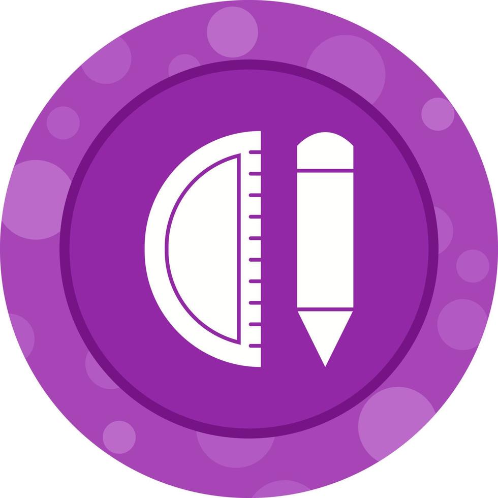 Beautiful Geometry Tools Glyph Vector Icon