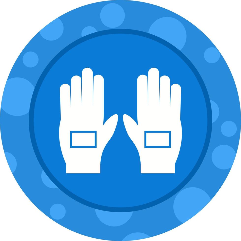 Beautiful Gloves Glyph Vector Icon